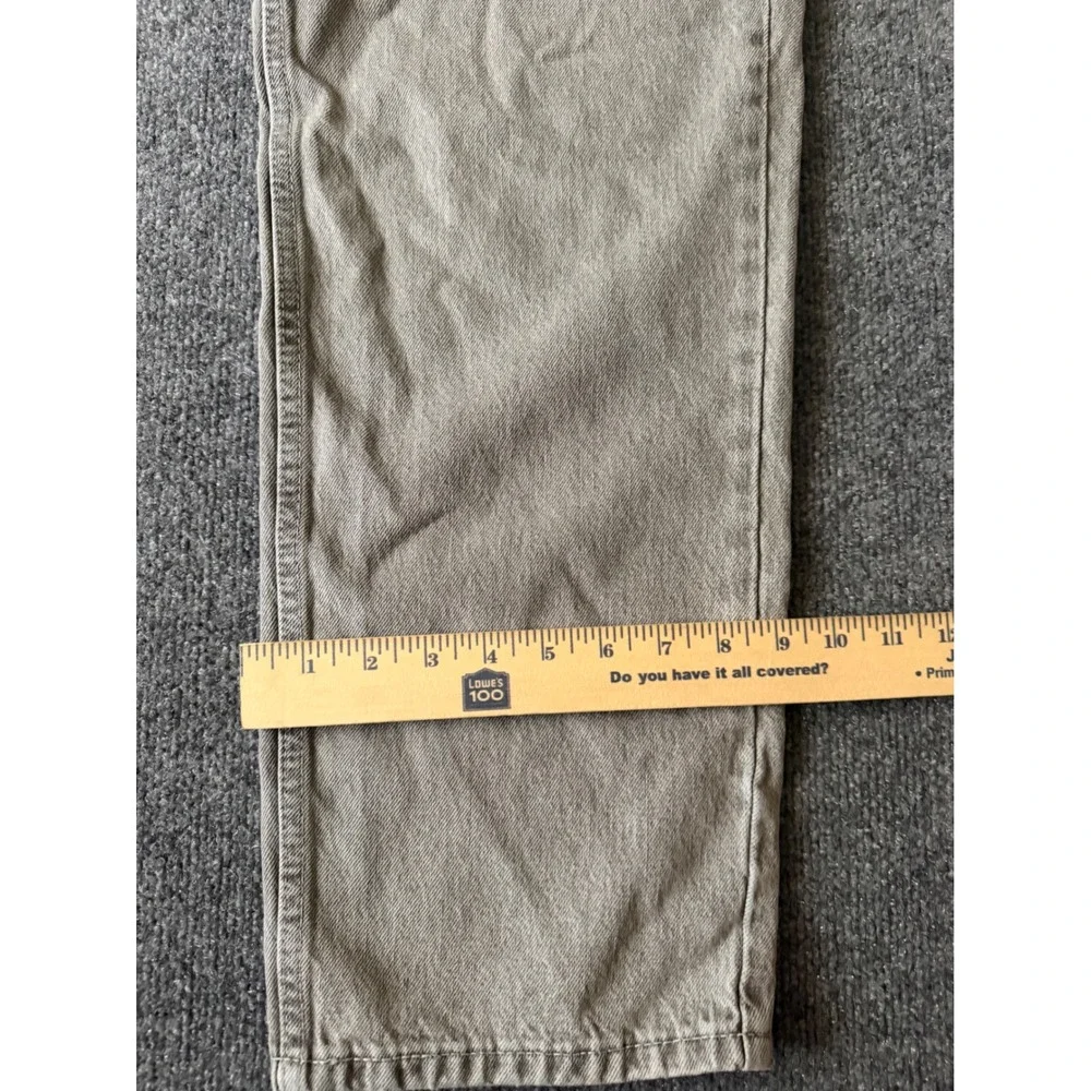 Silvertab Loose men's gray color jeans size 32X30